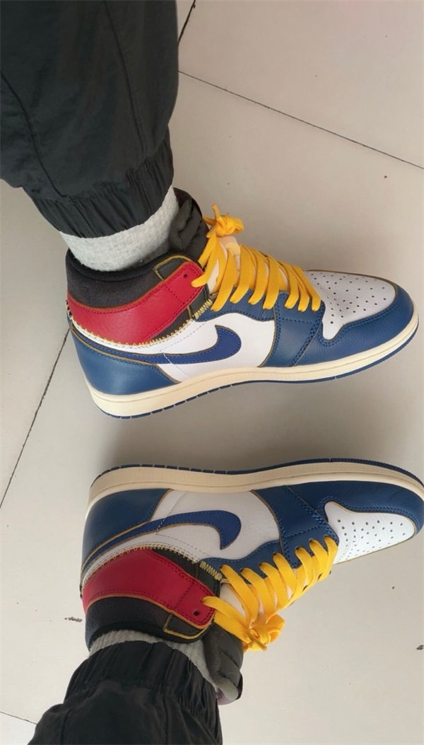 Air Jordan 1 Retro High NRG x Union LA ‘Storm Blue’ photo review