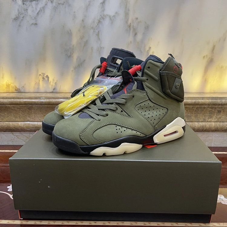 Air Jordan 6 Retro x Travis Scott ‘Olive’ photo review