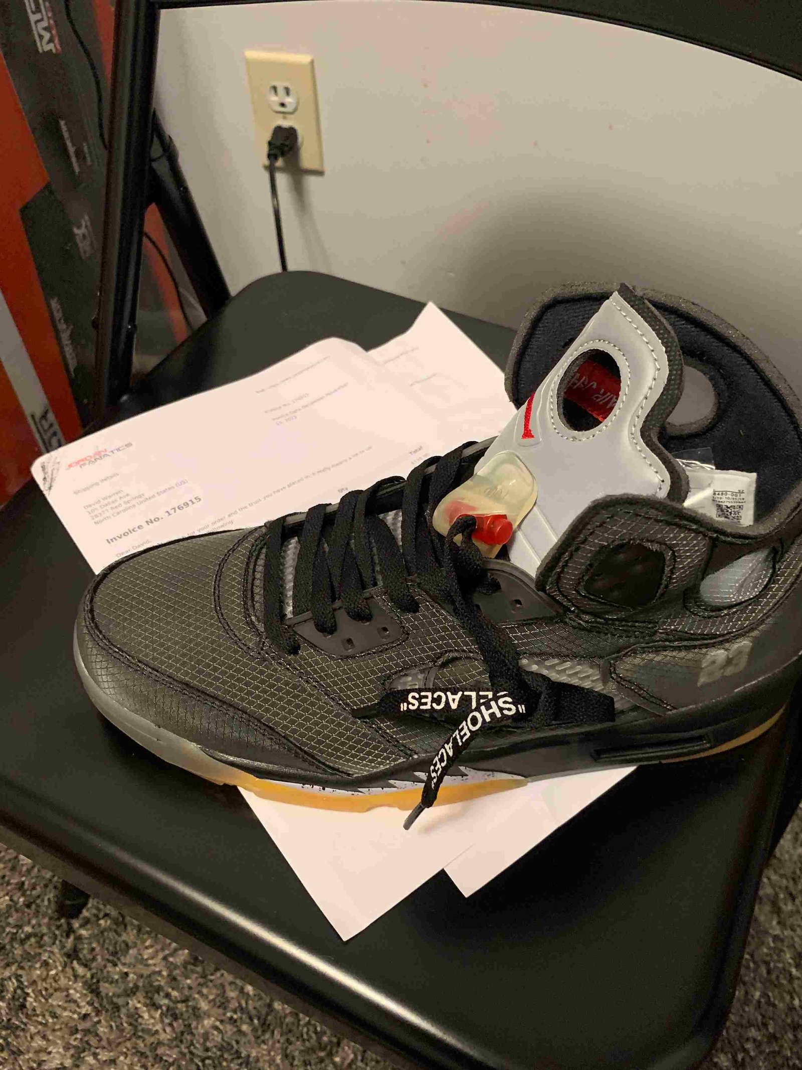 Air Jordan 5 x Off-White Retro SP ‘Muslin’ photo review