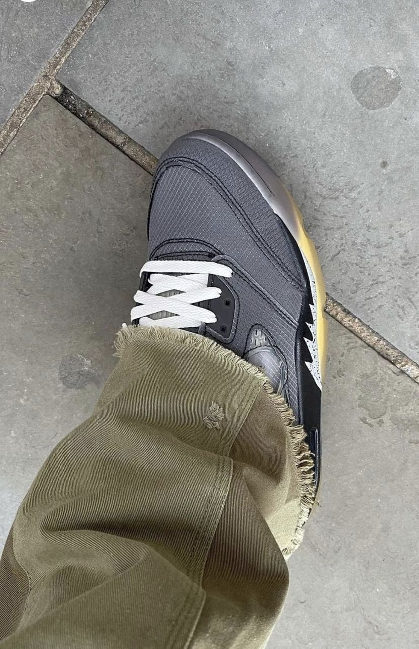 Air Jordan 5 x Off-White Retro SP ‘Muslin’ photo review