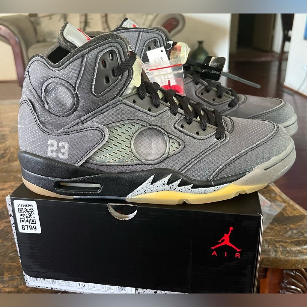 Air Jordan 5 x Off-White Retro SP ‘Muslin’ photo review
