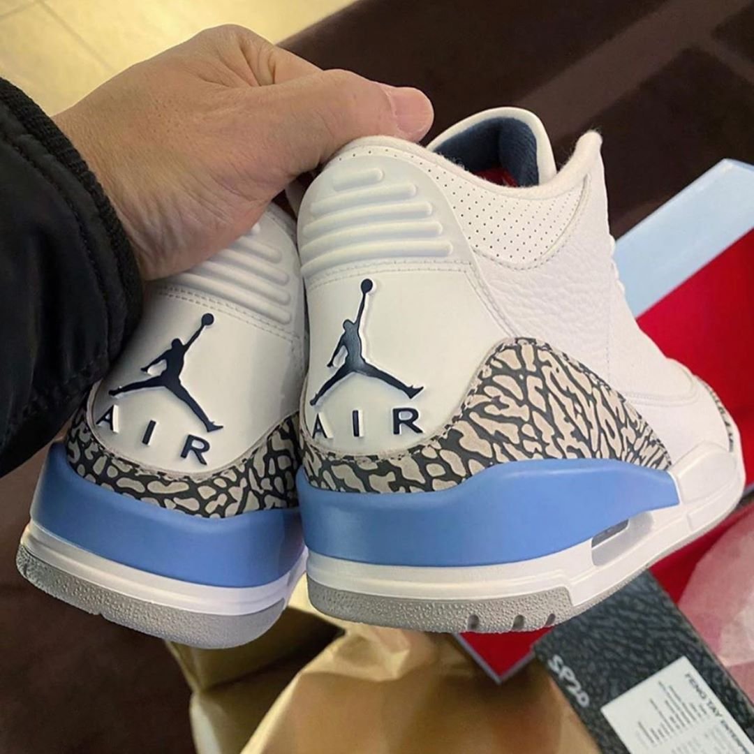 Air Jordan 3 Retro ‘UNC’ photo review