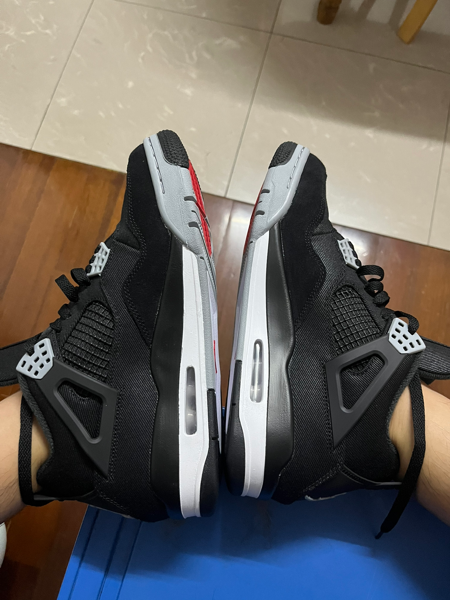 Air Jordan 4 Retro SE ‘Black Canvas’ photo review