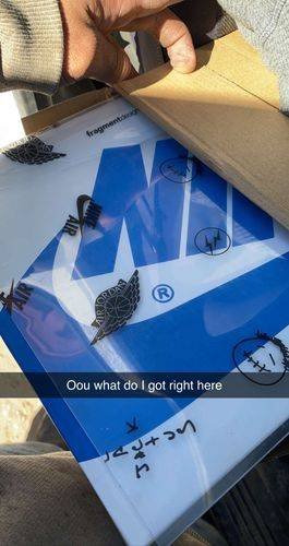 Air Jordan 1 Retro Low x Fragment Design x Travis Scott x ‘Sail Black Military Blue’ photo review